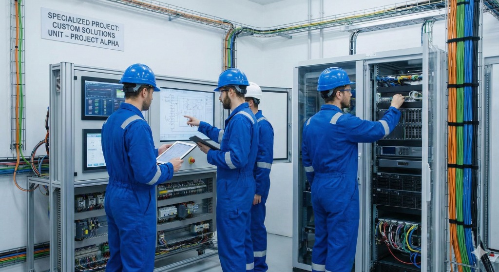 Specialized electrical project with custom control systems